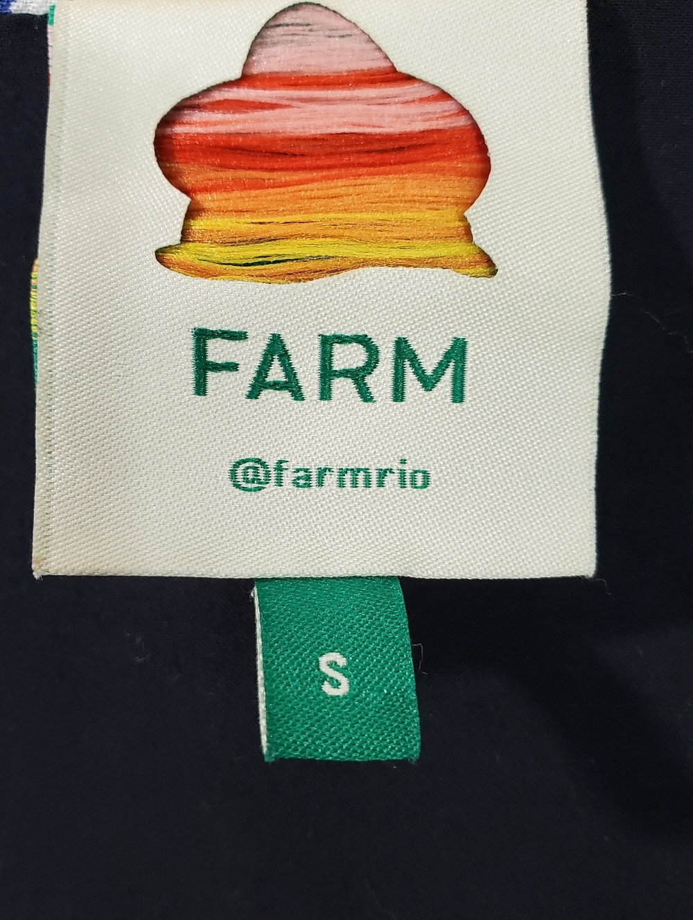 Farm Rio Under the Sea Plunge Neck Maxi Dress Beach Vacation Cruise Wedding Sz S - Picture 7 of 16